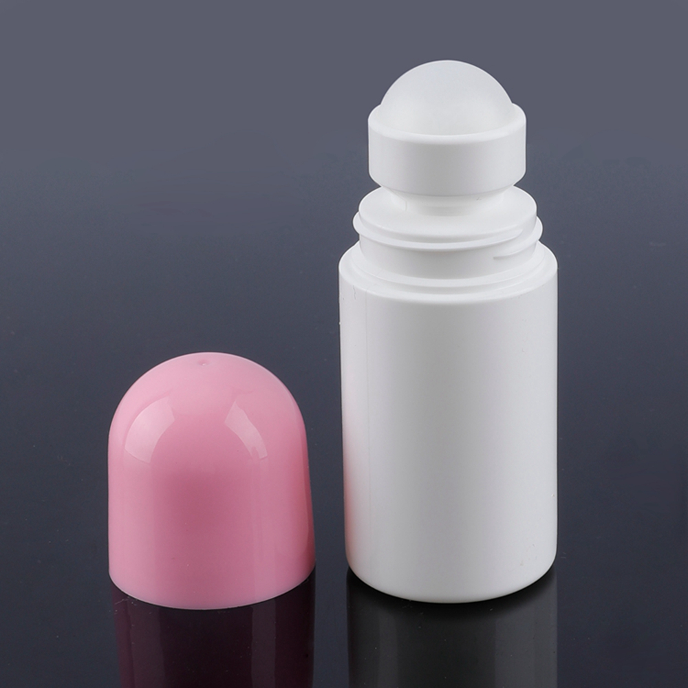 Rollo de embalaje cosmético vacío en botellas de desodorante al por mayor, rollo de plástico en botella de 60 ml, juego de embalaje de botella enrollable
