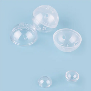 Botella plástica personalizable del desodorante de la fragancia de la bola, proveedor plástico de la bola redonda