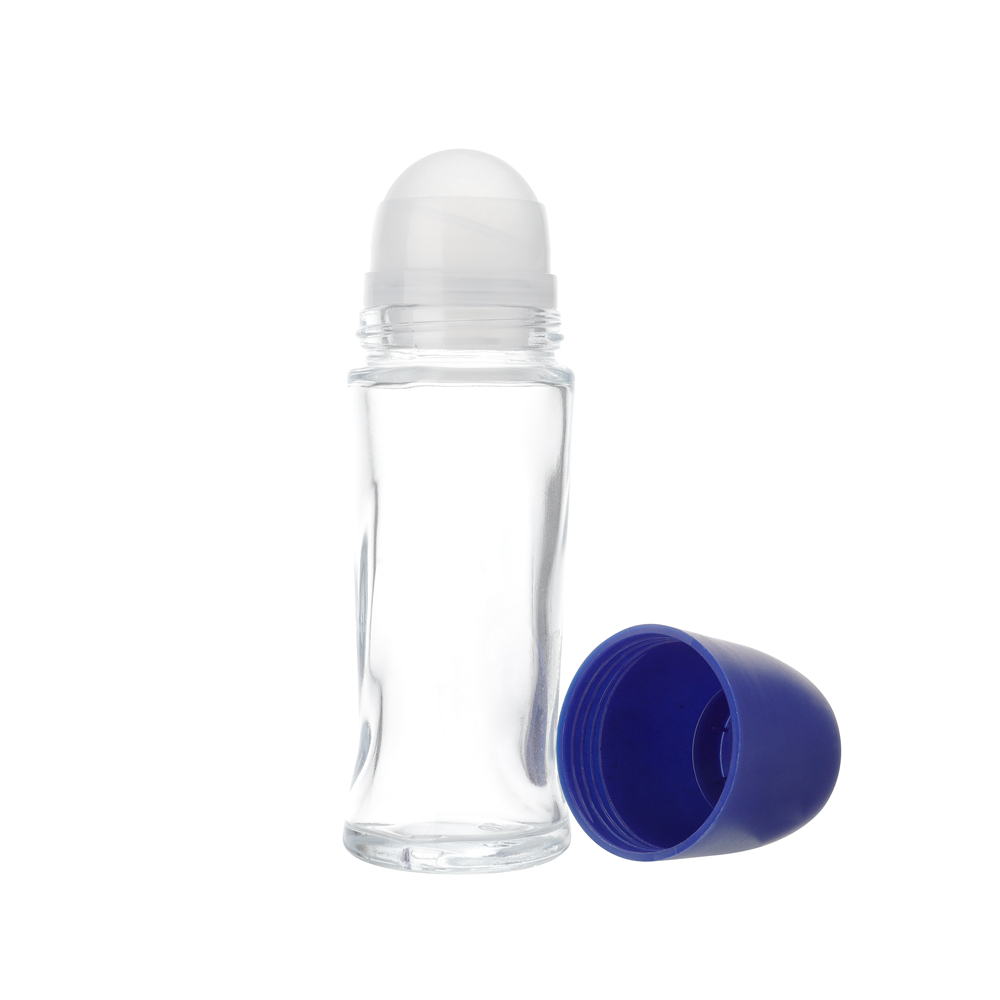 Rollo de botellas de Perfume de vidrio transparente vacío rellenables con etiqueta personalizada, rollo de Perfume de vidrio vacío en botella, rollo en botella de vidrio de lujo